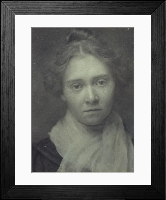 Framed Print : Eva Gamble Walborn, c1900. Creator: Hervey Wilson Minns Framed Print : Eva Gamble Walborn, c1900. Creator: Hervey Wilson Minns