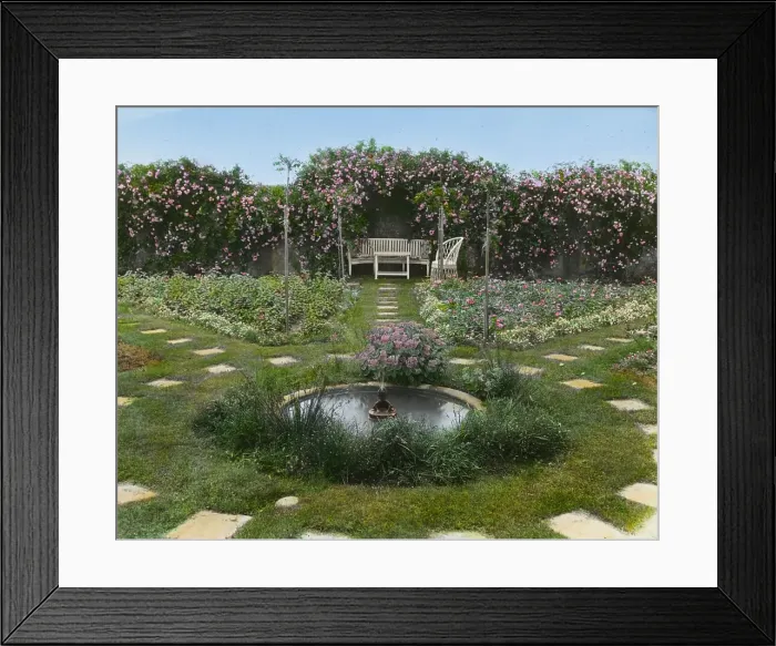 Framed Print : The Dunes, Frank Bestow Wiborg house, Highway Behind the Pond, East Hampton, New York, c1915. Creator: Frances Benjamin Johnston. The Dunes, Frank Bestow Wiborg house, Highway Behind the Pond, East Hampton, New York, c1915