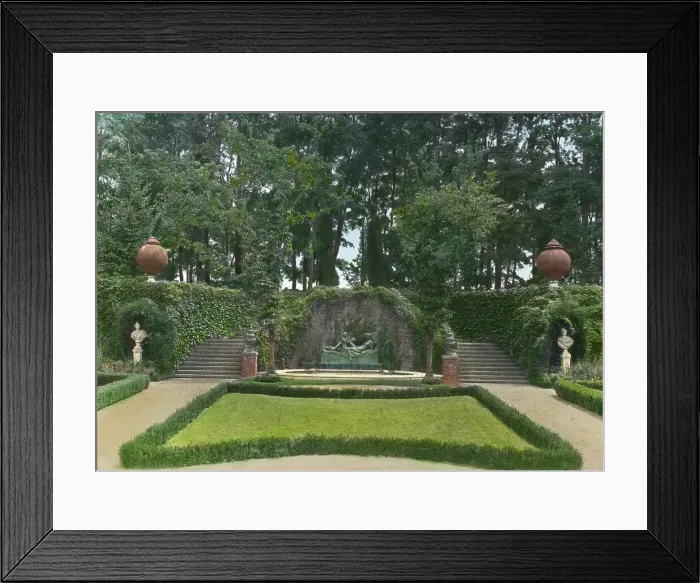 Framed Print : Burrwood, Walter Jennings house, Cold Spring Harbor, New York, 1916. Creator: Frances Benjamin Johnston. Burrwood, Walter Jennings house, Cold Spring Harbor, New York, 1916. Creator: Frances Benjamin Johnston Framed Print : Burrwood, Walter Jennings house, Cold Spring Harbor, New York, 1916. Creator: Frances Benjamin Johnston. Burrwood, Walter Jennings house, Cold Spring Harbor, New York, 1916. Creator: Frances Benjamin Johnston