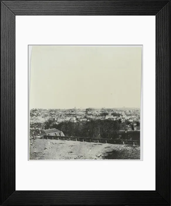 Framed Print : Panorama of Chateau de Saint-Cloud, 1871. Creator: Hippolyte Blancard Framed Print : Panorama of Chateau de Saint-Cloud, 1871. Creator: Hippolyte Blancard