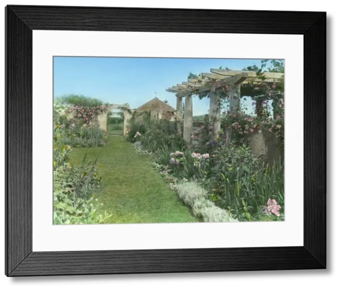 Framed Print : Gray Gardens, Robert Carmer Hill house, Lily Pond Lane, East Hampton, New York, c1914. Creator: Frances Benjamin Johnston. Gray Gardens, Robert Carmer Hill house, Lily Pond Lane, East Hampton, New York, c1914 Framed Print : Gray Gardens, Robert Carmer Hill house, Lily Pond Lane, East Hampton, New York, c1914. Creator: Frances Benjamin Johnston. Gray Gardens, Robert Carmer Hill house, Lily Pond Lane, East Hampton, New York, c1914