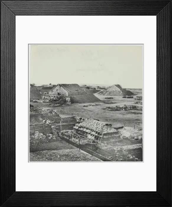 Framed Print : Panorama of the fort of Issy-les-Moulineaux, 1871. Creator: Hippolyte Blancard Framed Print : Panorama of the fort of Issy-les-Moulineaux, 1871. Creator: Hippolyte Blancard