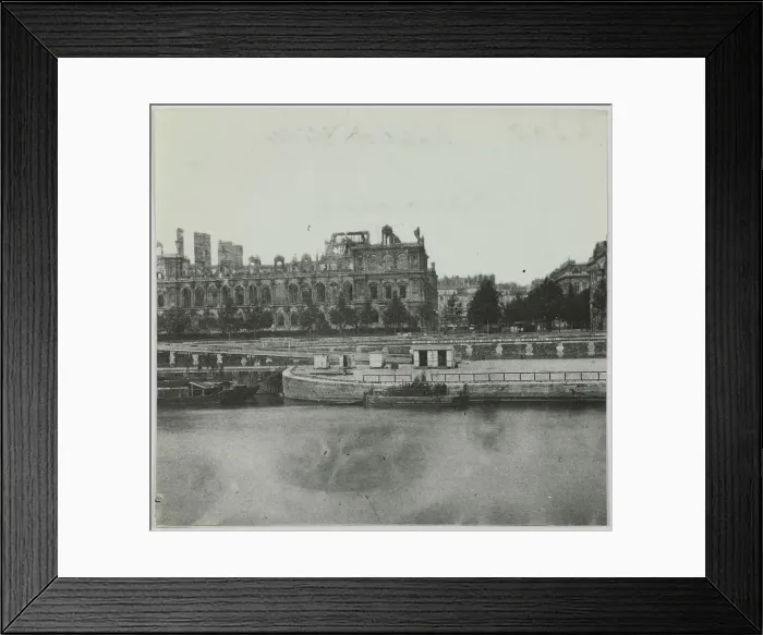 Framed Print : Panorama of the Hotel de Ville, 4th arrondissement, Paris, 1871. Creator: Hippolyte Blancard Framed Print : Panorama of the Hotel de Ville, 4th arrondissement, Paris, 1871. Creator: Hippolyte Blancard