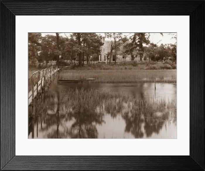 Framed Print : Brownsville marsh, Nassawadox, Northampton County, Virginia, between c1930 and 1939. Creator: Frances Benjamin Johnston Framed Print : Brownsville marsh, Nassawadox, Northampton County, Virginia, between c1930 and 1939. Creator: Frances Benjamin Johnston