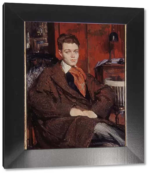 Portrait of René Crevel (1900-1935), writer, 1928. Creator: Jacques Emile Blanche
