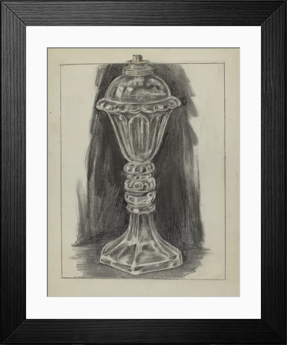 Framed Print : Lamp, 1935 / 1942. Creator: Gilbert Sackerman Framed Print : Lamp, 1935 / 1942. Creator: Gilbert Sackerman