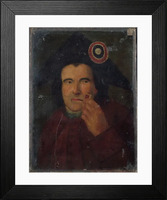 Framed Print : Portrait of a man with a cockade, 1797. Creator: A Boger Framed Print : Portrait of a man with a cockade, 1797. Creator: A Boger