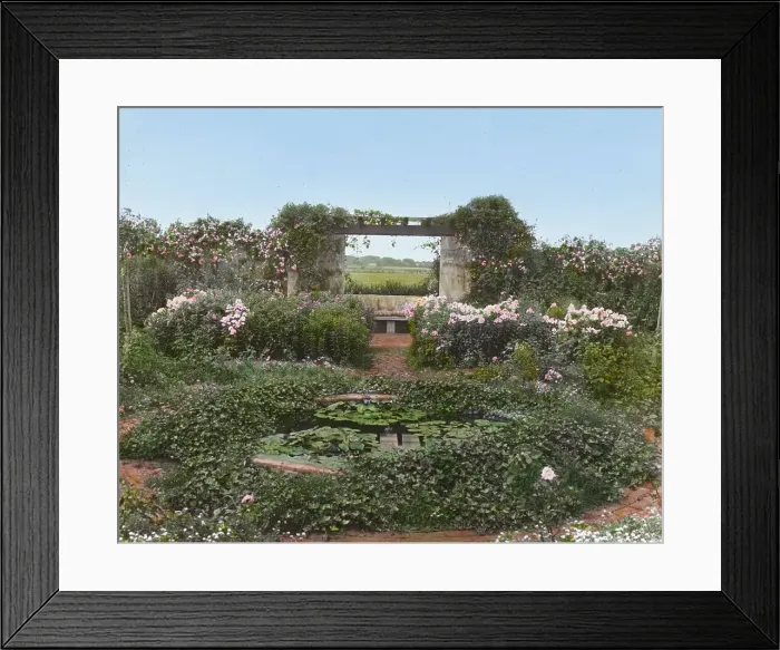 Framed Print : The Dunes, Frank Bestow Wiborg house, Highway Behind the Pond, East Hampton, New York, c1915. Creator: Frances Benjamin Johnston. The Dunes, Frank Bestow Wiborg house, Highway Behind the Pond, East Hampton, New York, c1915 Framed Print : The Dunes, Frank Bestow Wiborg house, Highway Behind the Pond, East Hampton, New York, c1915. Creator: Frances Benjamin Johnston. The Dunes, Frank Bestow Wiborg house, Highway Behind the Pond, East Hampton, New York, c1915