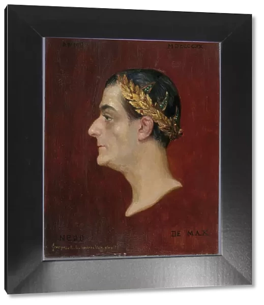 Portrait of Édouard de Max (1869-1924), member of the Comédie-Française, in the role of Nero, 1920. Creator: Georges Alexandre Lucien Boisselier