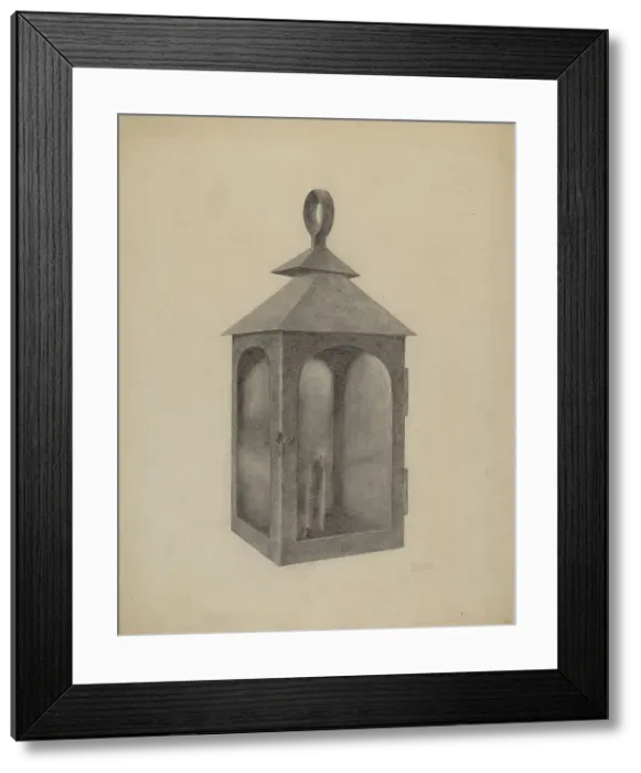 Framed Print : Lantern, 1935 / 1942. Creator: William Schmidt Framed Print : Lantern, 1935 / 1942. Creator: William Schmidt