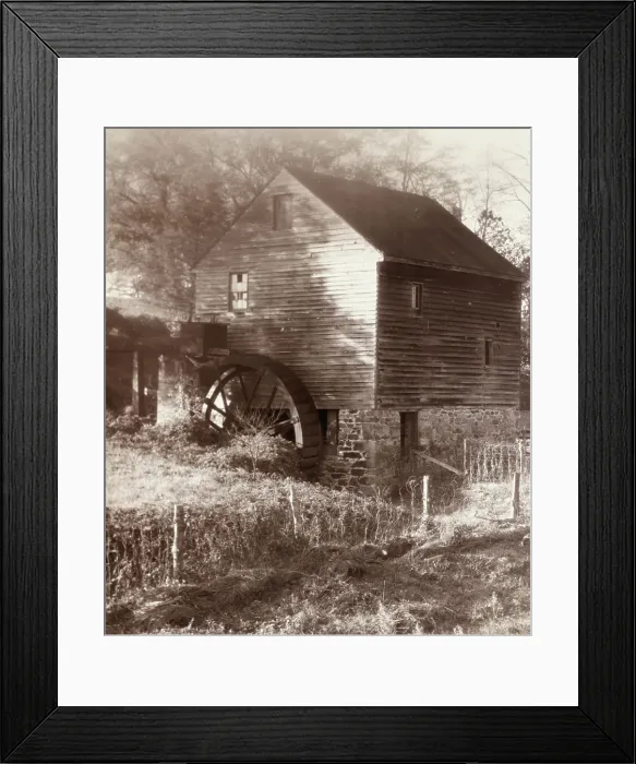 Framed Print : Valentine's Mill, Louisa County, Virginia, 1935. Creator: Frances Benjamin Johnston
