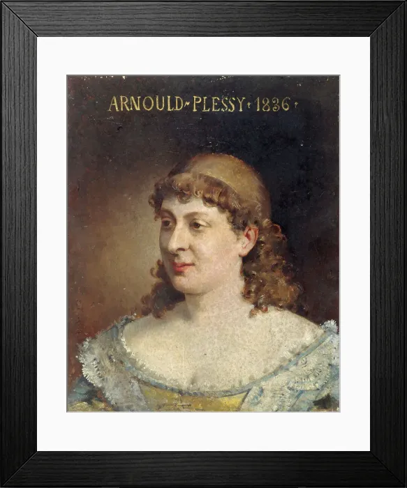 Framed Print : Portrait de Jeanne-Sylvanie Arnould-Plessy (1819-1897), sociétaire de la Comédie-... c1836-1897. Creator: Edouard Toudouze Framed Print : Portrait de Jeanne-Sylvanie Arnould-Plessy (1819-1897), sociétaire de la Comédie-... c1836-1897. Creator: Edouard Toudouze