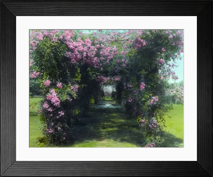 Framed Print : The Steppingstones, Annie May Hegeman house, Art Village, Southampton, New York, c1915. Creator: Frances Benjamin Johnston. The Steppingstones, Annie May Hegeman house, Art Village, Southampton, New York, c1915 Framed Print : The Steppingstones, Annie May Hegeman house, Art Village, Southampton, New York, c1915. Creator: Frances Benjamin Johnston. The Steppingstones, Annie May Hegeman house, Art Village, Southampton, New York, c1915