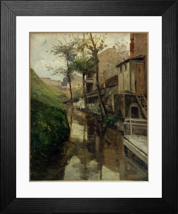 Framed Print : Bièvre, rue Vulpian, c1900. Creator: Germain Eugene Bonneton Framed Print : Bièvre, rue Vulpian, c1900. Creator: Germain Eugene Bonneton