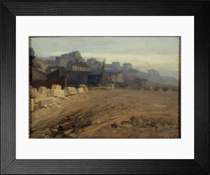 Framed Print : Butte-aux-Cailles, c1901. Creator: Germain Eugene Bonneton Framed Print : Butte-aux-Cailles, c1901. Creator: Germain Eugene Bonneton