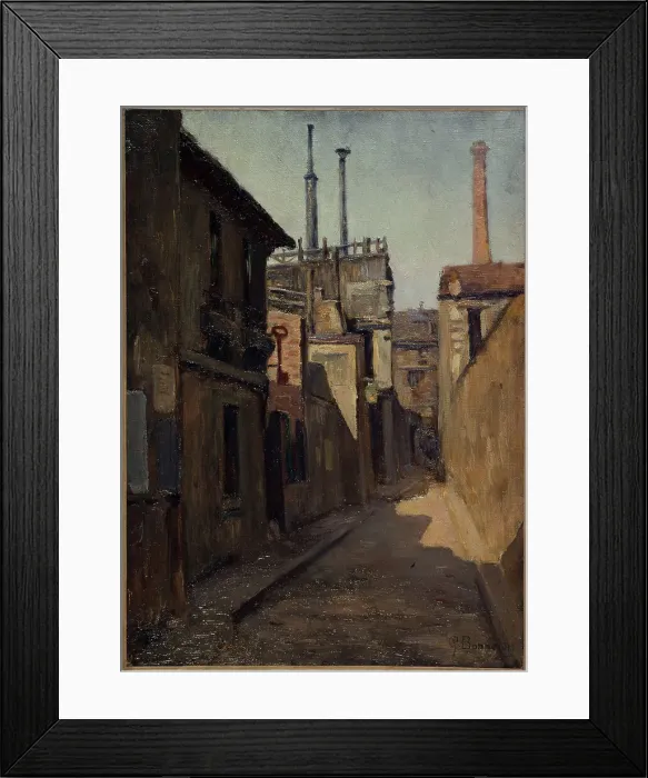 Framed Print : Entrance to passage Moret, rue des Cordelieres, c1900. Creator: Germain Eugene Bonneton Framed Print : Entrance to passage Moret, rue des Cordelieres, c1900. Creator: Germain Eugene Bonneton