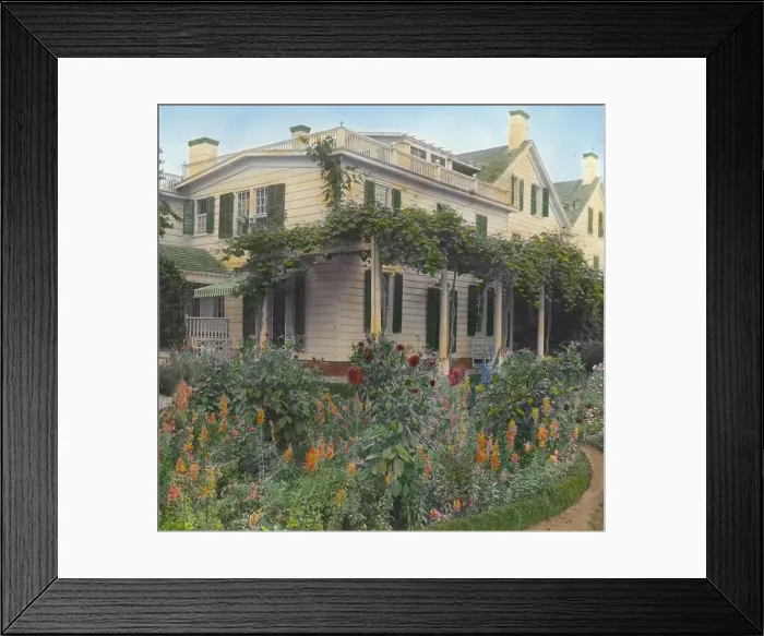 Framed Print : The Appletrees, Henry Eugene Coe house, Southampton, New York, 1914. Creator: Frances Benjamin Johnston. The Appletrees, Henry Eugene Coe house, Southampton, New York, 1914. Creator: Frances Benjamin Johnston Framed Print : The Appletrees, Henry Eugene Coe house, Southampton, New York, 1914. Creator: Frances Benjamin Johnston. The Appletrees, Henry Eugene Coe house, Southampton, New York, 1914. Creator: Frances Benjamin Johnston