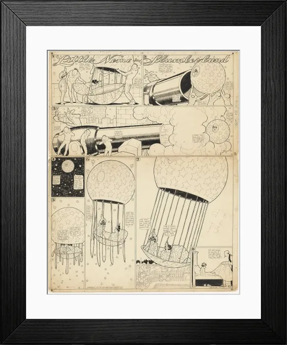 Framed Print : Little Nemo in Slumberland: I don't like this, one little tiny bit, not one tiny weenie bit, 1906. Creator: Winsor McCay. Little Nemo in Slumberland: I don't like this, one little tiny bit, not one tiny weenie bit, 1906 Framed Print : Little Nemo in Slumberland: I don't like this, one little tiny bit, not one tiny weenie bit, 1906. Creator: Winsor McCay. Little Nemo in Slumberland: I don't like this, one little tiny bit, not one tiny weenie bit, 1906