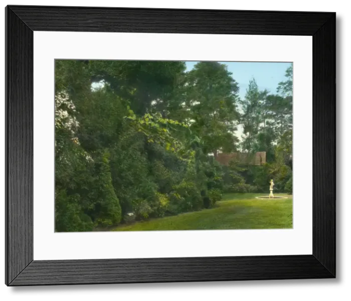 Framed Print : East Hampton Free Library, 159 Main Street, East Hampton, New York, c1915. Creator: Frances Benjamin Johnston Framed Print : East Hampton Free Library, 159 Main Street, East Hampton, New York, c1915. Creator: Frances Benjamin Johnston