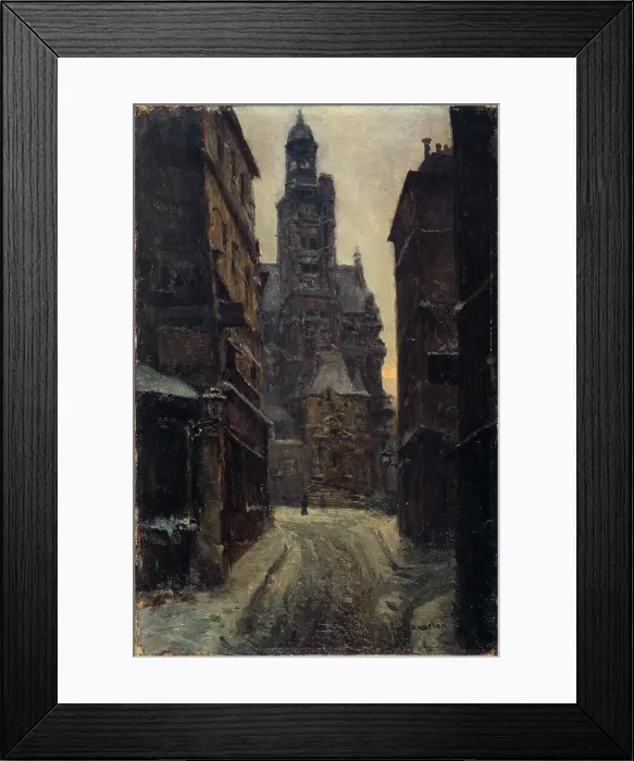 Framed Print : Rue de la Montagne-Saint-Geneviève, c1900. Creator: Germain Eugene Bonneton Framed Print : Rue de la Montagne-Saint-Geneviève, c1900. Creator: Germain Eugene Bonneton