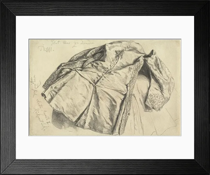 Framed Print : The Vest of August the Strong, 1840. Creator: Adolph Menzel Framed Print : The Vest of August the Strong, 1840. Creator: Adolph Menzel