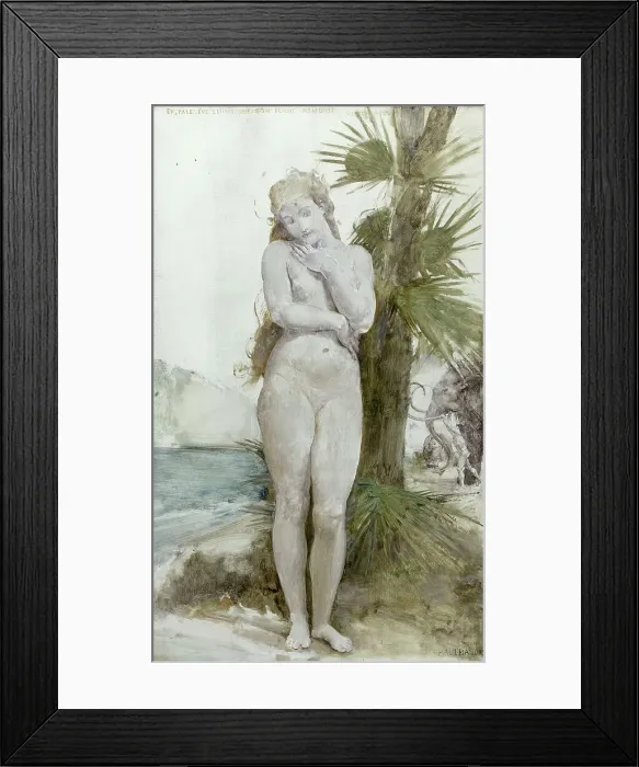 Framed Print : Le sacre de la femme, c.1883. Creator: Paul-Jacques-Aime Baudry Framed Print : Le sacre de la femme, c.1883. Creator: Paul-Jacques-Aime Baudry