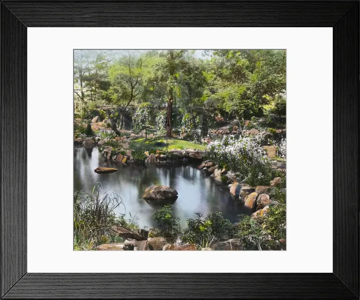 Framed Print : George Fisher Baker house, Tuxedo Park, New York, c1913. Creator: Frances Benjamin Johnston Framed Print : George Fisher Baker house, Tuxedo Park, New York, c1913. Creator: Frances Benjamin Johnston