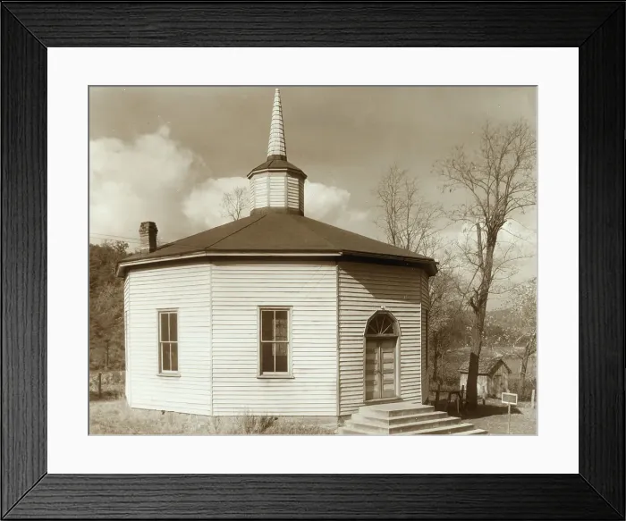 Framed Print : Zion Church, Covesville, Albemarle County, Virginia, 1935. Creator: Frances Benjamin Johnston Framed Print : Zion Church, Covesville, Albemarle County, Virginia, 1935. Creator: Frances Benjamin Johnston