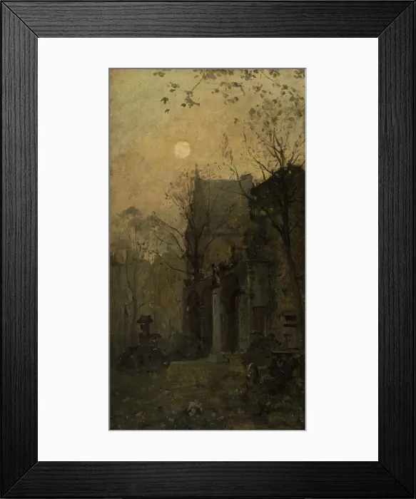 Framed Print : Esquisse pour l'escalier des Fêtes de l'Hôtel de Ville de Paris : Le square Cluny, c.1889. Creator: Adrien Demont Framed Print : Esquisse pour l'escalier des Fêtes de l'Hôtel de Ville de Paris : Le square Cluny, c.1889. Creator: Adrien Demont
