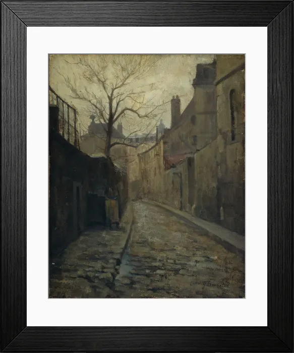 Framed Print : Rue Rataud, c1900. Creator: Germain Eugene Bonneton Framed Print : Rue Rataud, c1900. Creator: Germain Eugene Bonneton