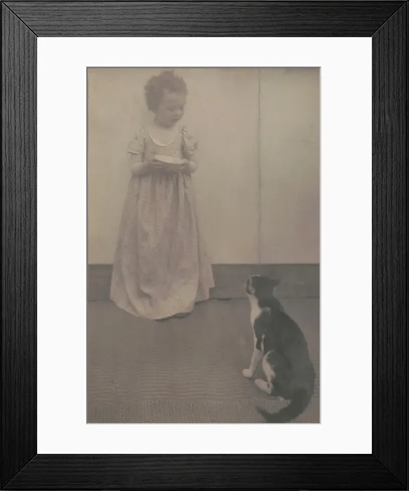 Framed Print : A mute appeal, c1900. Creator: Ema Spencer Framed Print : A mute appeal, c1900. Creator: Ema Spencer