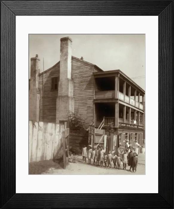 Framed Print : Old tavern, Brook Road, Richmond, Virginia, between c1930 and 1939. Creator: Frances Benjamin Johnston Framed Print : Old tavern, Brook Road, Richmond, Virginia, between c1930 and 1939. Creator: Frances Benjamin Johnston