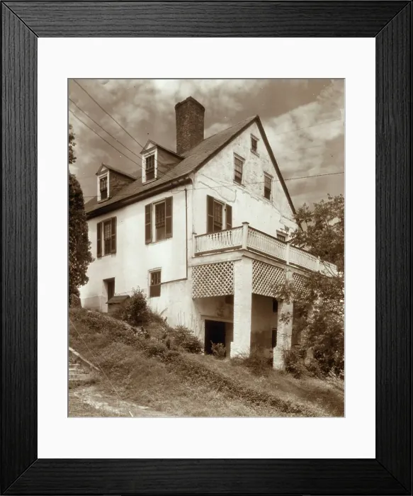 Framed Print : Customs House, Tappahannock, Essex County, Virginia, 1935. Creator: Frances Benjamin Johnston