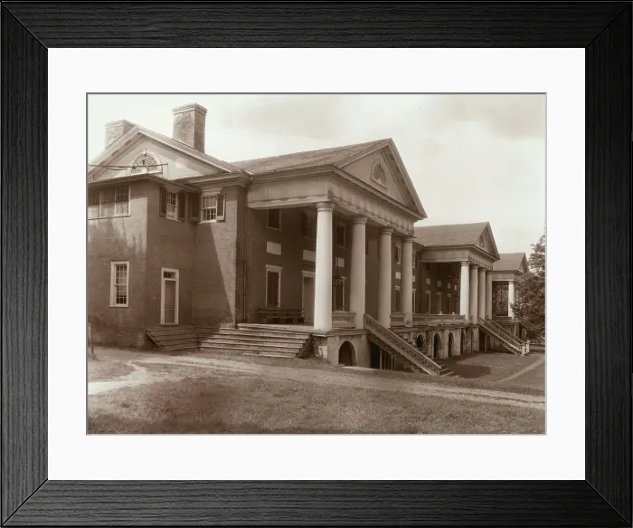 Framed Print : Old Sweet Springs, Monroe County, West Virginia, between c1930 and 1939. Creator: Frances Benjamin Johnston Framed Print : Old Sweet Springs, Monroe County, West Virginia, between c1930 and 1939. Creator: Frances Benjamin Johnston