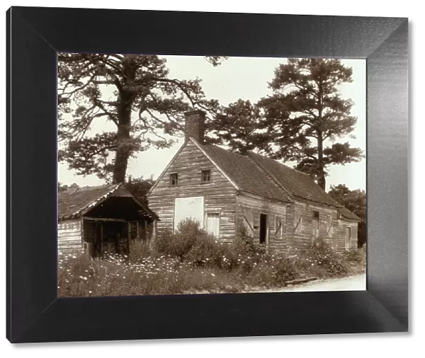 Drummond Mill, store, and cabin, Lee Mont vicinity, Accomac County, Virginia, between 1930 and 1939. Creator: Frances Benjamin Johnston