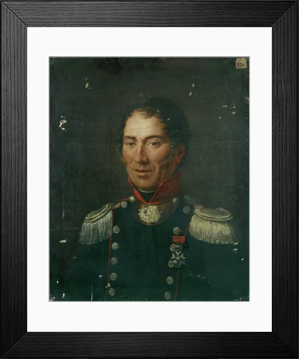 Framed Print : Portrait of a captain of the National Guard under the July Monarchy, c1840. Creator: Catherine Helie Bonvoisin Framed Print : Portrait of a captain of the National Guard under the July Monarchy, c1840. Creator: Catherine Helie Bonvoisin