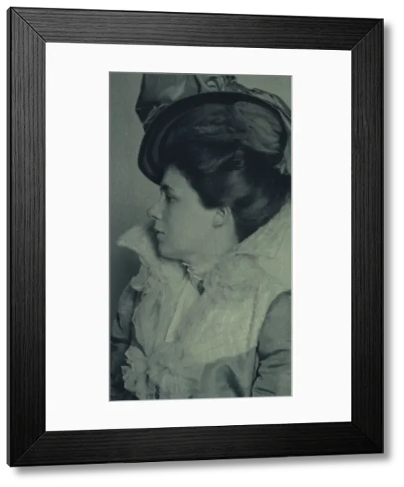 Framed Print : Portrait of K.S. Stanbery, 1901. Creator: Mary R Stanbery Framed Print : Portrait of K.S. Stanbery, 1901. Creator: Mary R Stanbery