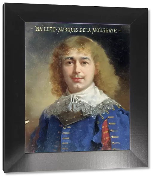 Portrait de Georges Baillet, sociétaire de la Comédie-Française dans le rôle du Marquis, ... c1884. Creator: Daniel Berard