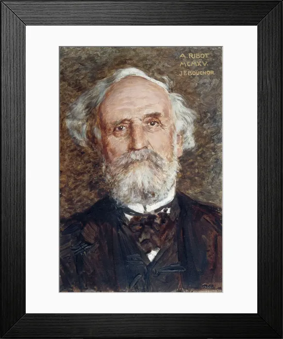 Framed Print : Portrait of Albert Ribot (1842-1923), politician, 1915. Creator: Joseph Felix Bouchor Framed Print : Portrait of Albert Ribot (1842-1923), politician, 1915. Creator: Joseph Felix Bouchor