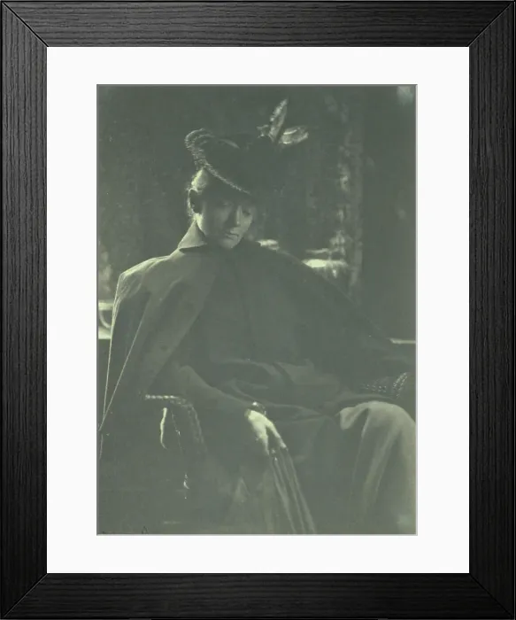Framed Print : A rainy day, c1900. Creator: Amelia Van Buren Framed Print : A rainy day, c1900. Creator: Amelia Van Buren
