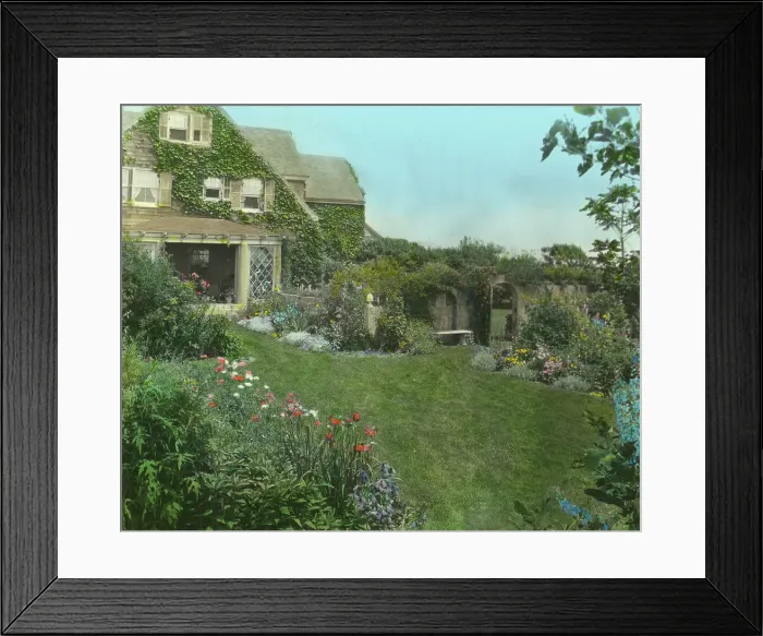 Framed Print : Gray Gardens, Robert Carmer Hill house, Lily Pond Lane, East Hampton, New York, c1916. Creator: Frances Benjamin Johnston. Gray Gardens, Robert Carmer Hill house, Lily Pond Lane, East Hampton, New York, c1916 Framed Print : Gray Gardens, Robert Carmer Hill house, Lily Pond Lane, East Hampton, New York, c1916. Creator: Frances Benjamin Johnston. Gray Gardens, Robert Carmer Hill house, Lily Pond Lane, East Hampton, New York, c1916