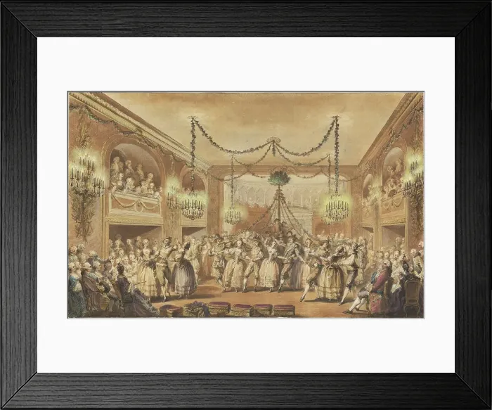 Framed Print : May Ball, 1763. Creator: Jean-Michel Moreau Framed Print : May Ball, 1763. Creator: Jean-Michel Moreau