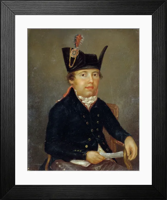 Framed Print : Pierre-François Palloy, dit le Patriote (1755-1835), entrepreneur chargé de la démolition... c1789. Creator: A Donchery