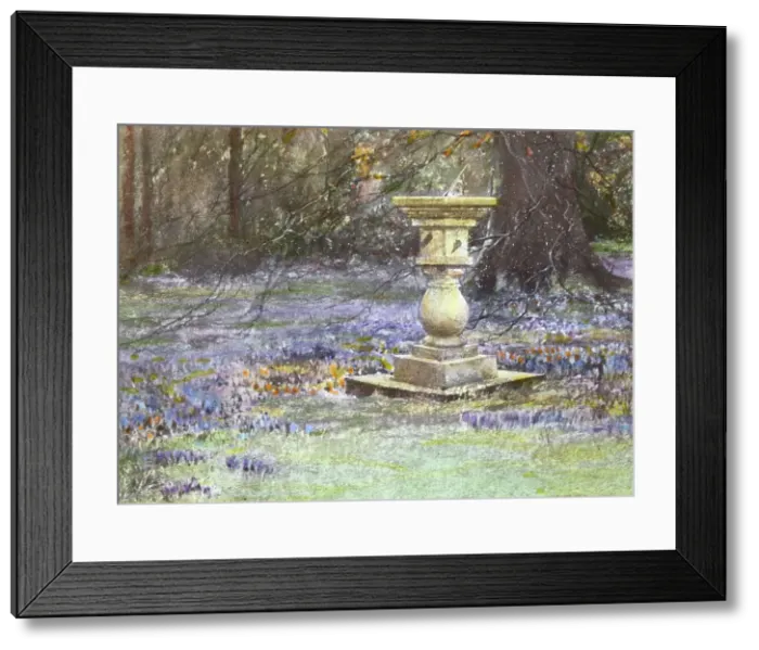 Framed Print : Reproduction of illustration: Whitehouse, Midlothian, Scotland, showing sundial... c1915 - 1925. Creator: Frances Benjamin Johnston. Reproduction of illustration: Whitehouse, Midlothian, Scotland, showing sundial... c1915 - 1925 Framed Print : Reproduction of illustration: Whitehouse, Midlothian, Scotland, showing sundial... c1915 - 1925. Creator: Frances Benjamin Johnston. Reproduction of illustration: Whitehouse, Midlothian, Scotland, showing sundial... c1915 - 1925
