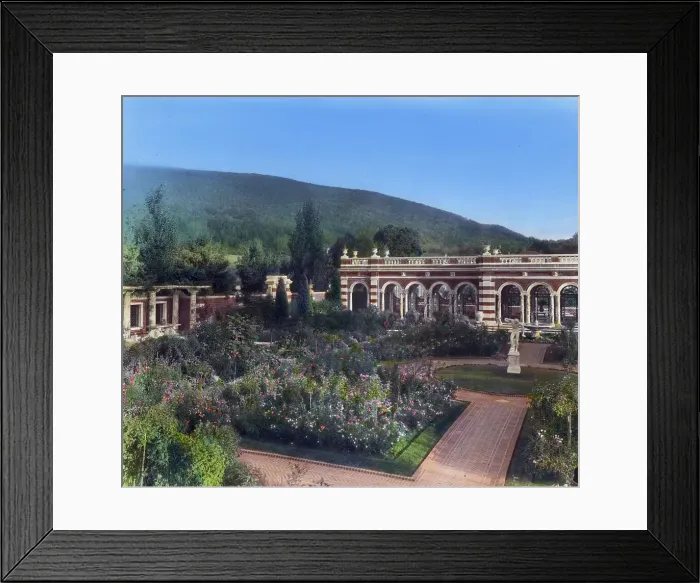 Framed Print : Brookside, William Hall Walker house, Brookside Road, Great Barrington, Massachusetts, c1916. Creator: Frances Benjamin Johnston. Brookside, William Hall Walker house, Brookside Road, Great Barrington, Massachusetts, c1916 Framed Print : Brookside, William Hall Walker house, Brookside Road, Great Barrington, Massachusetts, c1916. Creator: Frances Benjamin Johnston. Brookside, William Hall Walker house, Brookside Road, Great Barrington, Massachusetts, c1916