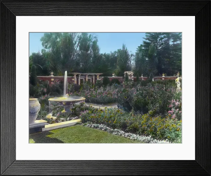 Framed Print : Brookside, William Hall Walker house, Brookside Road, Great Barrington, Massachusetts, c1916. Creator: Frances Benjamin Johnston. Brookside, William Hall Walker house, Brookside Road, Great Barrington, Massachusetts, c1916 Framed Print : Brookside, William Hall Walker house, Brookside Road, Great Barrington, Massachusetts, c1916. Creator: Frances Benjamin Johnston. Brookside, William Hall Walker house, Brookside Road, Great Barrington, Massachusetts, c1916