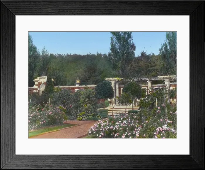 Framed Print : Brookside, William Hall Walker house, Brookside Road, Great Barrington, Massachusetts, c1916. Creator: Frances Benjamin Johnston. Brookside, William Hall Walker house, Brookside Road, Great Barrington, Massachusetts, c1916 Framed Print : Brookside, William Hall Walker house, Brookside Road, Great Barrington, Massachusetts, c1916. Creator: Frances Benjamin Johnston. Brookside, William Hall Walker house, Brookside Road, Great Barrington, Massachusetts, c1916