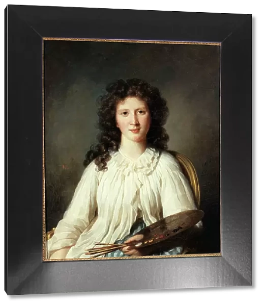 Portrait of Adelaide Binart, wife of Lenoir (1769-1832), painter, c1796. Creator: Marie-Genevieve Bouliard