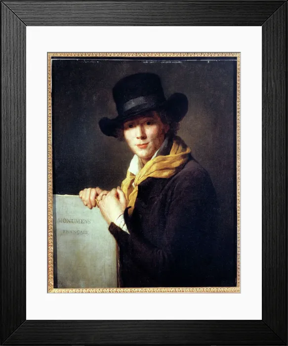 Framed Print : Portrait of Alexandre Lenoir (1762-1839), founder of the Museum of French Monuments, c1796. Creator: Marie-Genevieve Bouliard Framed Print : Portrait of Alexandre Lenoir (1762-1839), founder of the Museum of French Monuments, c1796. Creator: Marie-Genevieve Bouliard