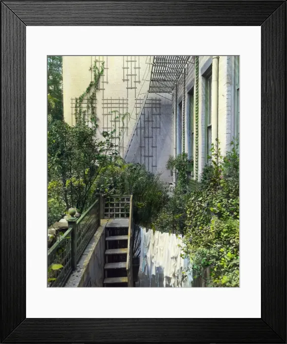 Framed Print : Flagstones, Charles Clinton Marshall house, 117 West 55th Street, New York, New York, 1922. Creator: Frances Benjamin Johnston. Flagstones, Charles Clinton Marshall house, 117 West 55th Street, New York, New York, 1922 Framed Print : Flagstones, Charles Clinton Marshall house, 117 West 55th Street, New York, New York, 1922. Creator: Frances Benjamin Johnston. Flagstones, Charles Clinton Marshall house, 117 West 55th Street, New York, New York, 1922